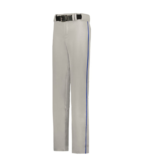 Augusta Sportswear CRUSH OPEN BOTTOM BASEBALL PANT WITH BRAID 655WLB GREY/ROYAL (BA) S