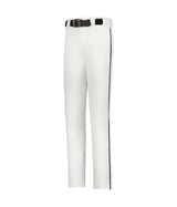 Augusta Sportswear CRUSH OPEN BOTTOM BASEBALL PANT WITH BRAID 655WLB WHITE/BLACK (BA) S