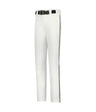 Augusta Sportswear CRUSH OPEN BOTTOM BASEBALL PANT WITH BRAID 655WLB WHITE/BLACK (BA) S