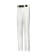 Augusta Sportswear CRUSH OPEN BOTTOM BASEBALL PANT WITH BRAID 655WLB WHITE/NAVY (BA) S
