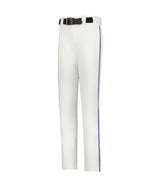 Augusta Sportswear CRUSH OPEN BOTTOM BASEBALL PANT WITH BRAID 655WLB WHITE/ROYAL (BA) S