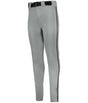 Augusta Sportswear CRUSH TAPERED BASEBALL PANT WITH BRAID 657CTB GREY/BLACK (BA) S