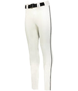 Augusta Sportswear CRUSH TAPERED BASEBALL PANT WITH BRAID 657CTB WHITE/BLACK (BA) S