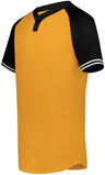 Augusta Sportswear Cutter+ Henley Jersey 6905 GOLD/BLACK S
