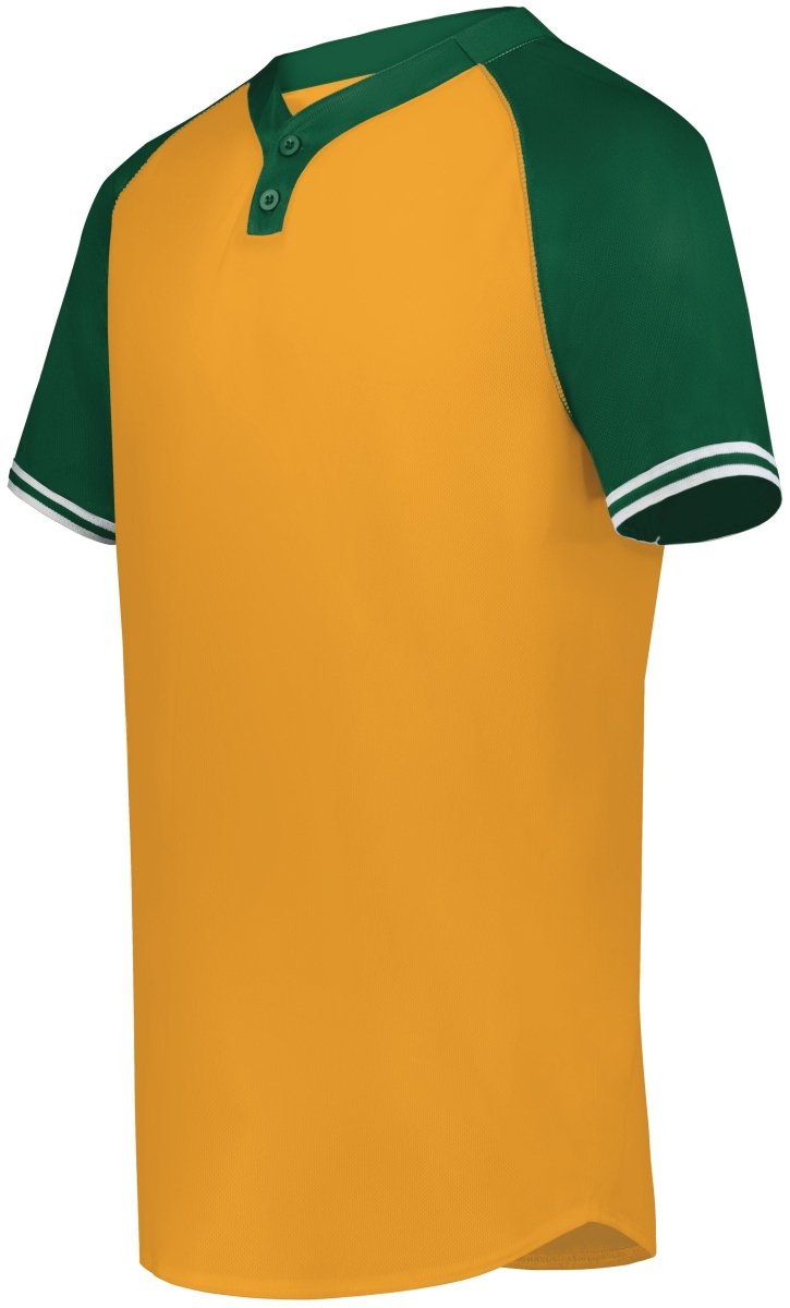 Augusta Sportswear Cutter+ Henley Jersey 6905 GOLD/DARK GREEN S