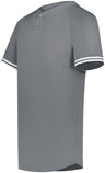 Augusta Sportswear Cutter+ Henley Jersey 6905 GRAPHITE/WHITE S