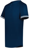 Augusta Sportswear Cutter+ Henley Jersey 6905 NAVY/WHITE S