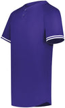 Augusta Sportswear Cutter+ Henley Jersey 6905 PURPLE/WHITE S