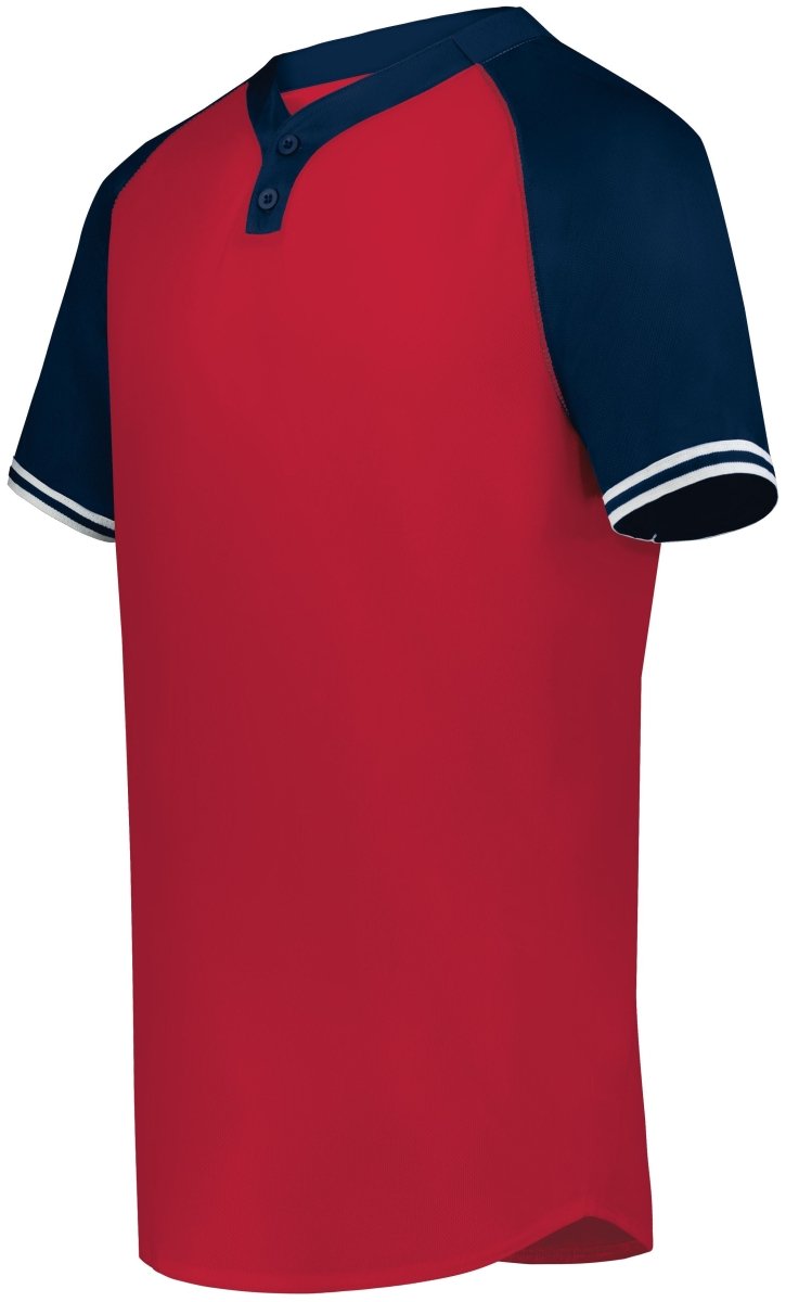 Augusta Sportswear Cutter+ Henley Jersey 6905 SCARLET/NAVY S