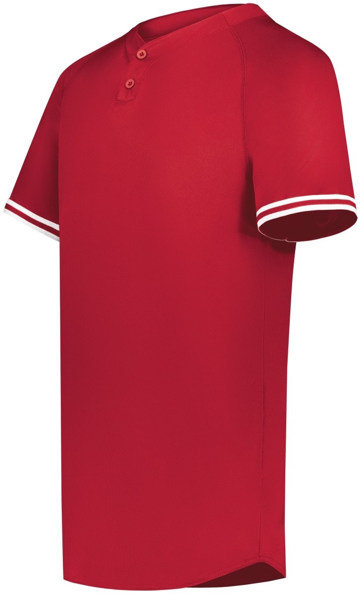 Augusta Sportswear Cutter+ Henley Jersey 6905 SCARLET/WHITE S