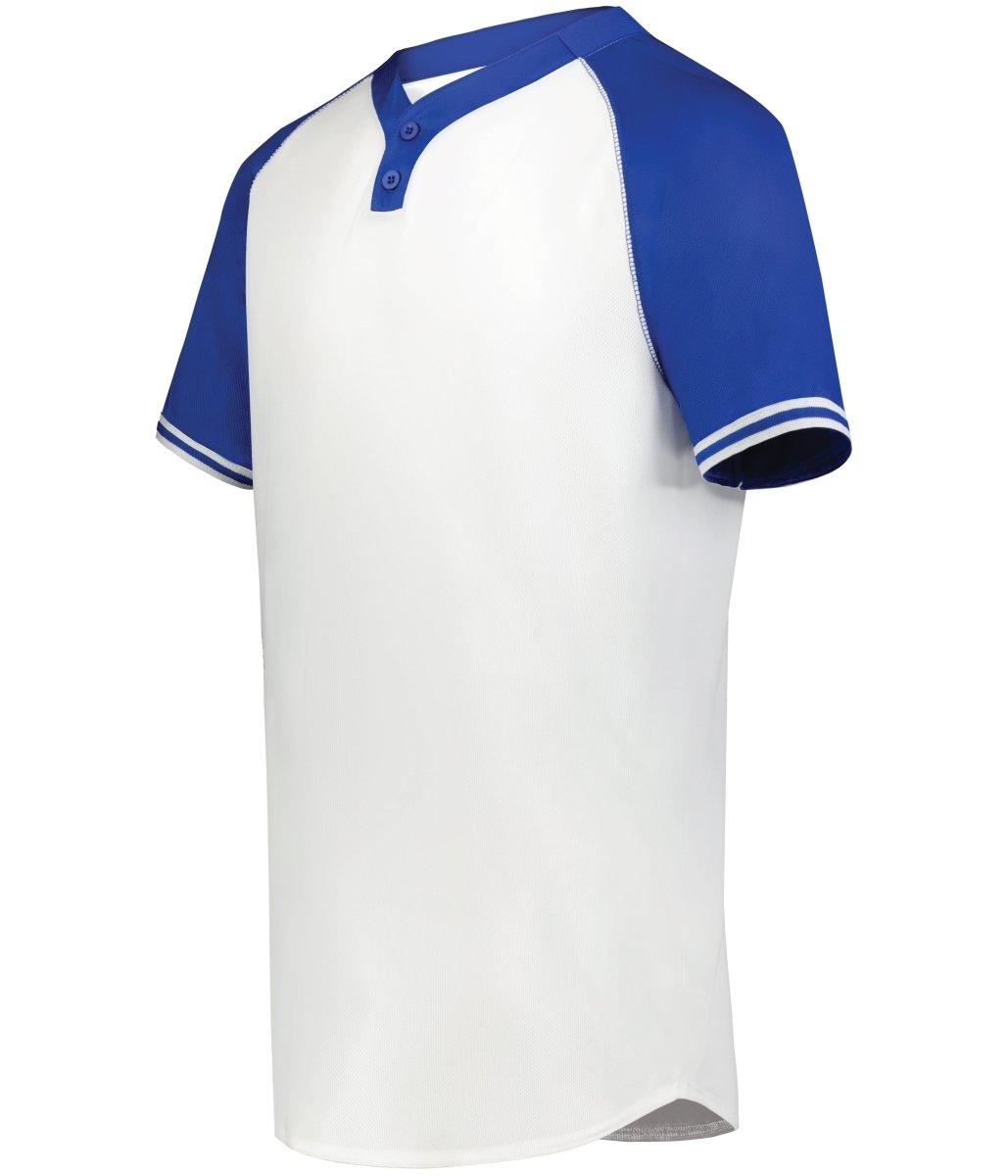 Augusta Sportswear Cutter+ Henley Jersey 6905 WHITE/ROYAL S