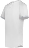 Augusta Sportswear Cutter+ Henley Jersey 6905 WHITE/SILVER S