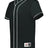 Augusta Sportswear DIAMOND FULL - BUTTON BASEBALL JERSEY 52MBBJ BLACK/WHITE (BA) S
