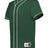 Augusta Sportswear DIAMOND FULL - BUTTON BASEBALL JERSEY 52MBBJ FOREST/WHITE (BA) S