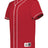 Augusta Sportswear DIAMOND FULL - BUTTON BASEBALL JERSEY 52MBBJ RED/WHITE (BA) S