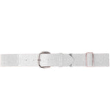 Augusta Sportswear Elastic Baseball Belt 6001 WHITE OS