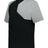 Augusta Sportswear FIELD 1/4 ZIP SHORT SLEEVE PULLOVER 3JSS21A BLACK/GREY (BA) S