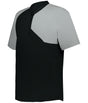 Augusta Sportswear FIELD 1/4 ZIP SHORT SLEEVE PULLOVER 3JSS21A BLACK/GREY (BA) S