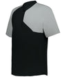 Augusta Sportswear FIELD 1/4 ZIP SHORT SLEEVE PULLOVER 3JSS21A BLACK/GREY (BA) S