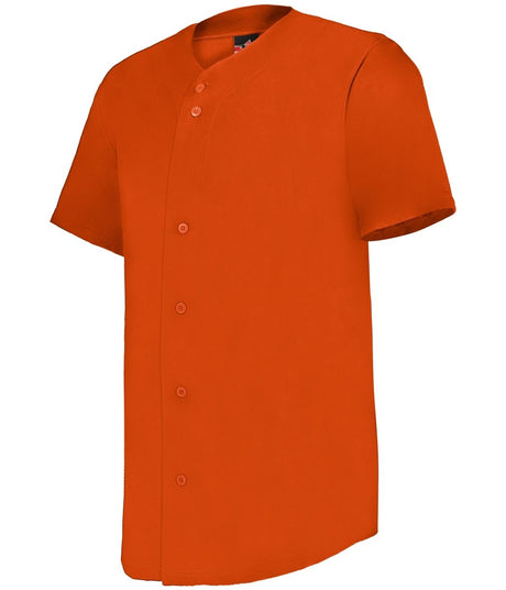 Augusta Sportswear FULL - BUTTON LIGHTWEIGHT BASEBALL JERSEY 52MBFJ BURNT ORANGE (BA) S