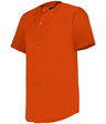 Augusta Sportswear FULL - BUTTON LIGHTWEIGHT BASEBALL JERSEY 52MBFJ BURNT ORANGE (BA) S
