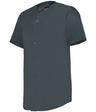 Augusta Sportswear FULL - BUTTON LIGHTWEIGHT BASEBALL JERSEY 52MBFJ CHARCOAL SOLID (BA) S