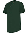 Augusta Sportswear FULL - BUTTON LIGHTWEIGHT BASEBALL JERSEY 52MBFJ FOREST (BA) S