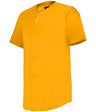 Augusta Sportswear FULL - BUTTON LIGHTWEIGHT BASEBALL JERSEY 52MBFJ GOLD S