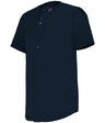 Augusta Sportswear FULL - BUTTON LIGHTWEIGHT BASEBALL JERSEY 52MBFJ NAVY (BA) S
