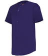 Augusta Sportswear FULL - BUTTON LIGHTWEIGHT BASEBALL JERSEY 52MBFJ PURPLE (BA) S