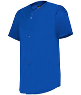 Augusta Sportswear FULL - BUTTON LIGHTWEIGHT BASEBALL JERSEY 52MBFJ ROYAL (BA) S