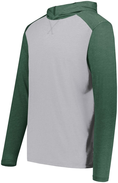 Augusta Sportswear Gameday Vintage Hoodie 6884 GYH/DGRH S