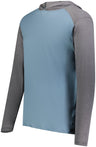 Augusta Sportswear Gameday Vintage Hoodie 6884 STORM HEATHER/CARBON HEATHER S