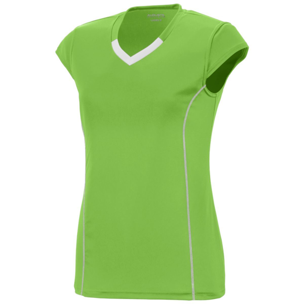 Augusta Sportswear Girls Blash Jersey 1219 LIME/WHITE S