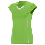 Augusta Sportswear Girls Blash Jersey 1219 LIME/WHITE S