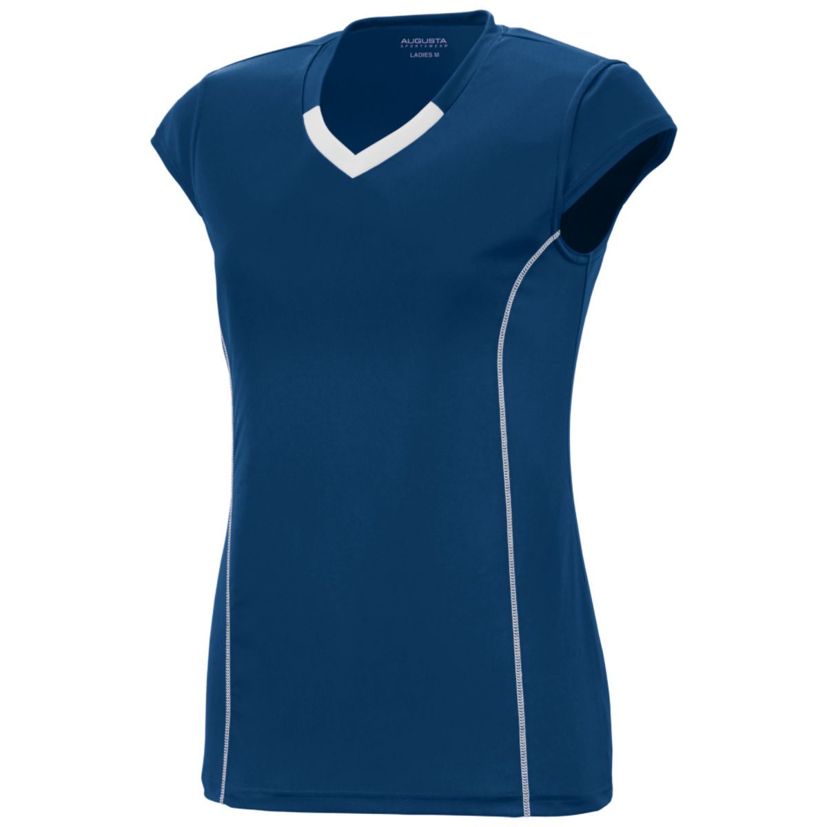 Augusta Sportswear Girls Blash Jersey 1219 NAVY/WHITE S