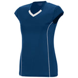 Augusta Sportswear Girls Blash Jersey 1219 NAVY/WHITE S