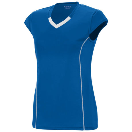 Augusta Sportswear Girls Blash Jersey 1219 ROYAL/WHITE S