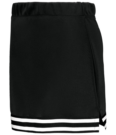 Augusta Sportswear Girls Cheer Squad Skirt 6926 BLACK/BLACK/WHITE XXS