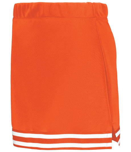 Augusta Sportswear Girls Cheer Squad Skirt 6926 ORANGE/ORANGE/WHITE XXS