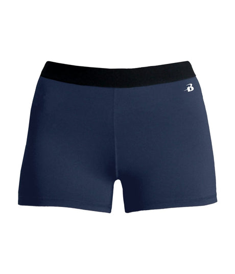 Augusta Sportswear GIRLS COMPRESSION SHORTS 262900 NAVY (BA) S