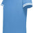 Augusta Sportswear Girls Cutter+ Henley Jersey 6918 COLUMBIA BLUE/WHITE S