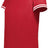 Augusta Sportswear Girls Cutter+ Henley Jersey 6918 SCARLET/WHITE S