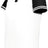 Augusta Sportswear Girls Cutter+ Henley Jersey 6918 WHITE/BLACK S