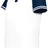 Augusta Sportswear Girls Cutter+ Henley Jersey 6918 WHITE/NAVY S