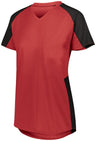 Augusta Sportswear Girls Cutter Jersey 1523 RED/BLACK S