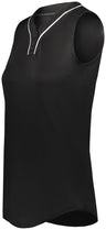 Augusta Sportswear Girls Cutter+ Sleeveless Jersey 6914 BLACK/WHITE S
