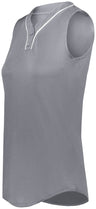 Augusta Sportswear Girls Cutter+ Sleeveless Jersey 6914 GRAPHITE/WHITE S