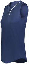 Augusta Sportswear Girls Cutter+ Sleeveless Jersey 6914 NAVY/WHITE S