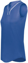 Augusta Sportswear Girls Cutter+ Sleeveless Jersey 6914 ROYAL/WHITE S